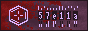 57e11a's button - dark purple with a blood splatter in the upper-left. on the left is a hexagon, every other side has a second stroke inside it, and inside the hexagon are crosshairs. to the right is characters spelling '57e11a', and representations in dollcode and dollnary, two number systems composed of vertical line segments